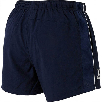 Navy - Back - Gilbert Mens Match Rugby Shorts