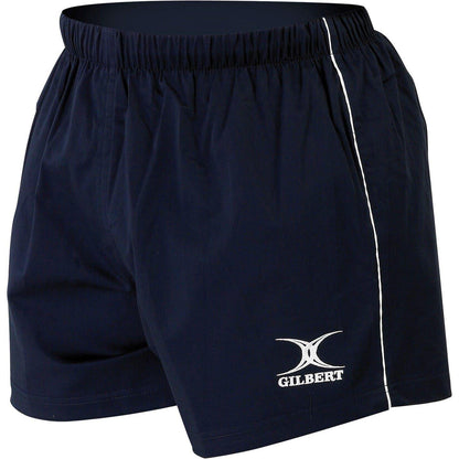 Navy - Front - Gilbert Mens Match Rugby Shorts