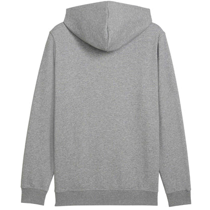 Medium Grey - Back - Puma Mens ESS Hoodie