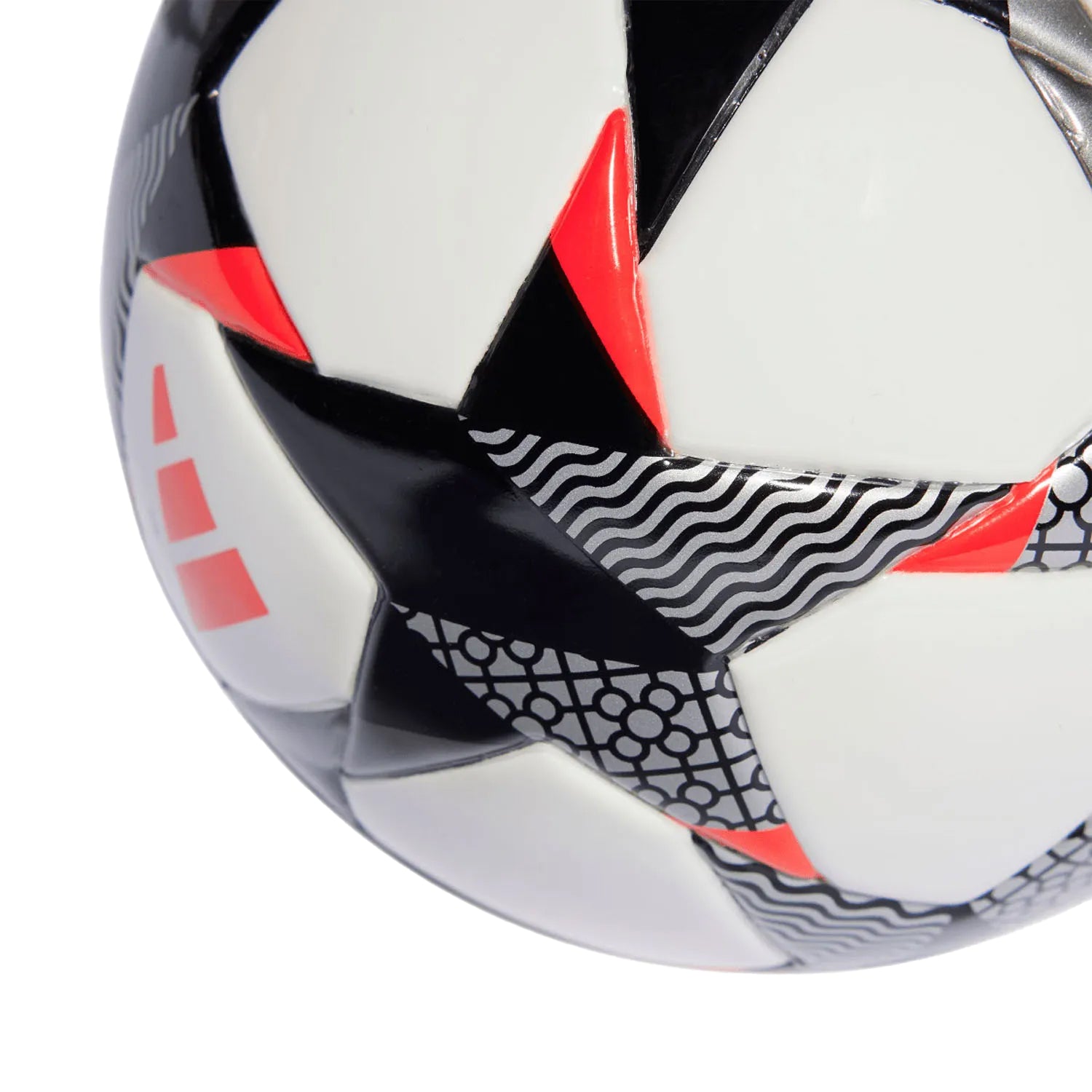 White-Black-Orange - Side - Adidas Knockout 23-24 UWCL Mini Football