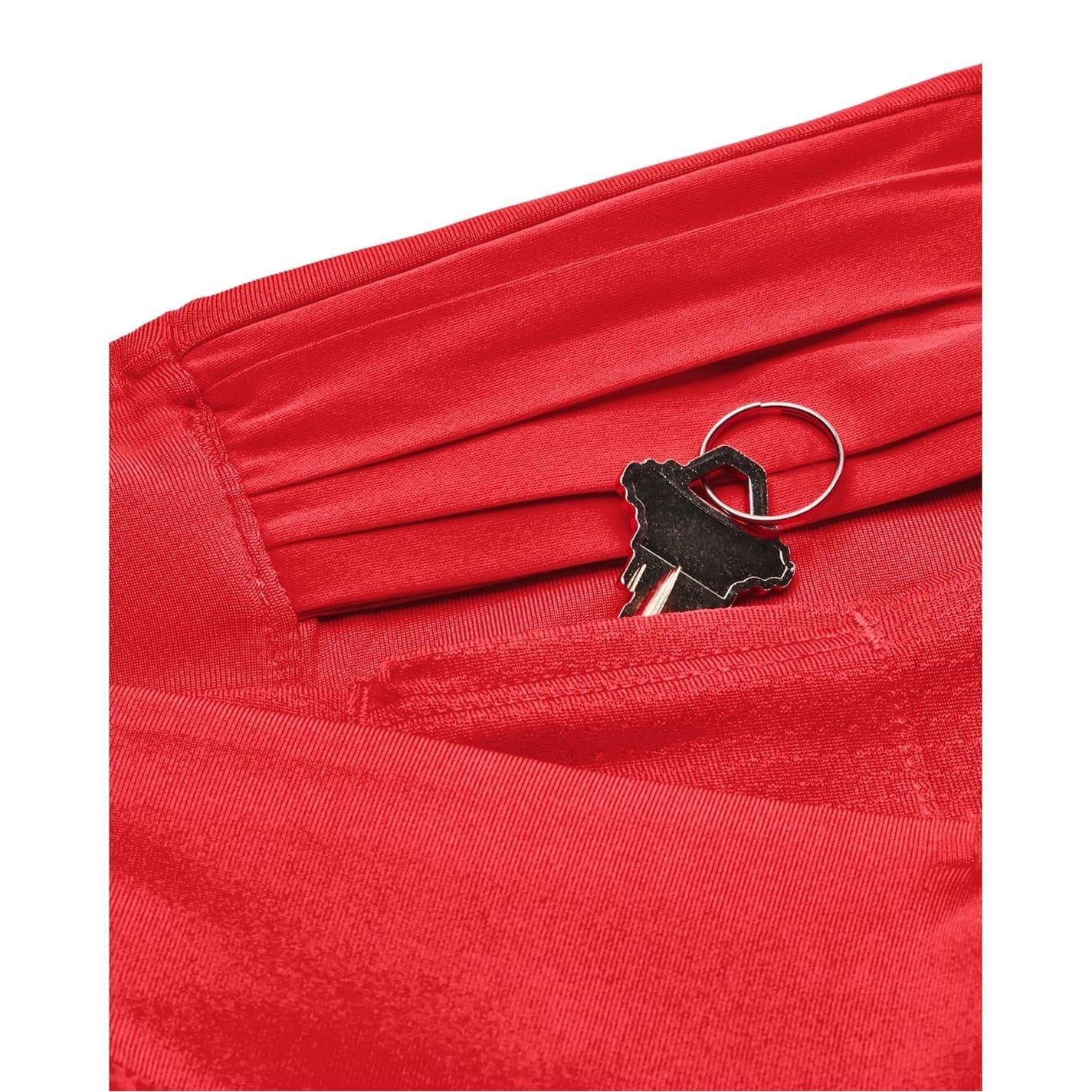 Red - Side - Under Armour Mens Launch Elite Elasticated Athletic Running Shorts