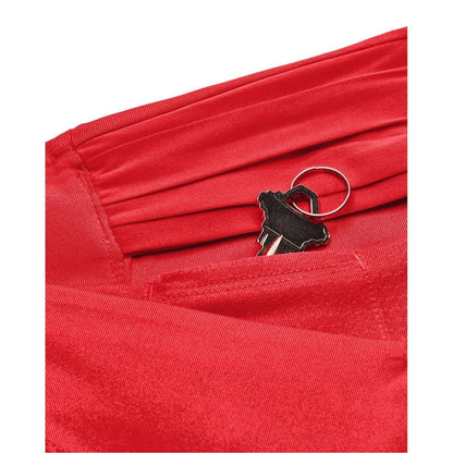 Red - Side - Under Armour Mens Launch Elite Elasticated Athletic Running Shorts