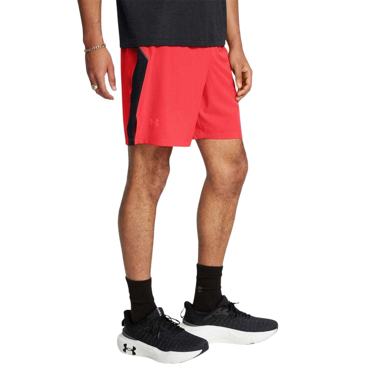 Red - Lifestyle - Under Armour Mens Launch Elite Elasticated Athletic Running Shorts