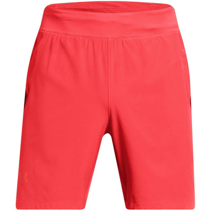 Red - Front - Under Armour Mens Launch Elite Elasticated Athletic Running Shorts
