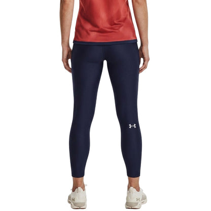 Blue - Back - Under Armour Womens-Ladies HeatGear Leggings