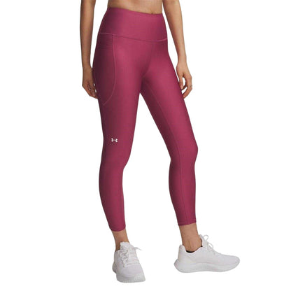 Fuchsia - Front - Under Armour Womens-Ladies HeatGear Leggings