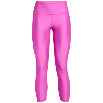 Purple - Front - Under Armour Womens-Ladies HeatGear Leggings