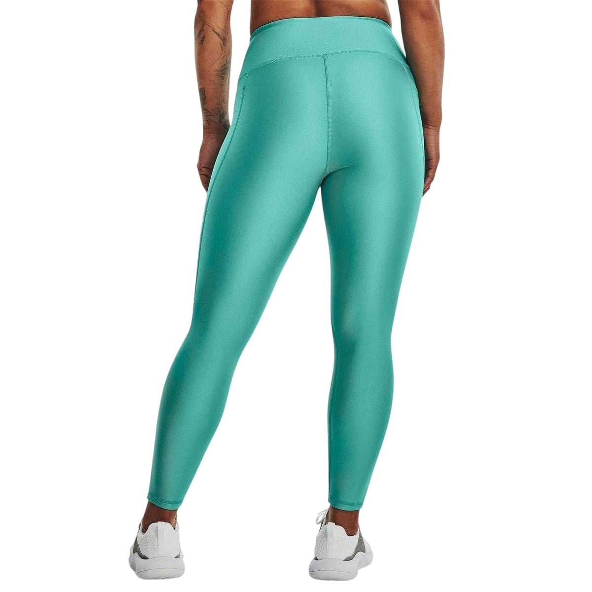 Green - Back - Under Armour Womens-Ladies HeatGear Leggings
