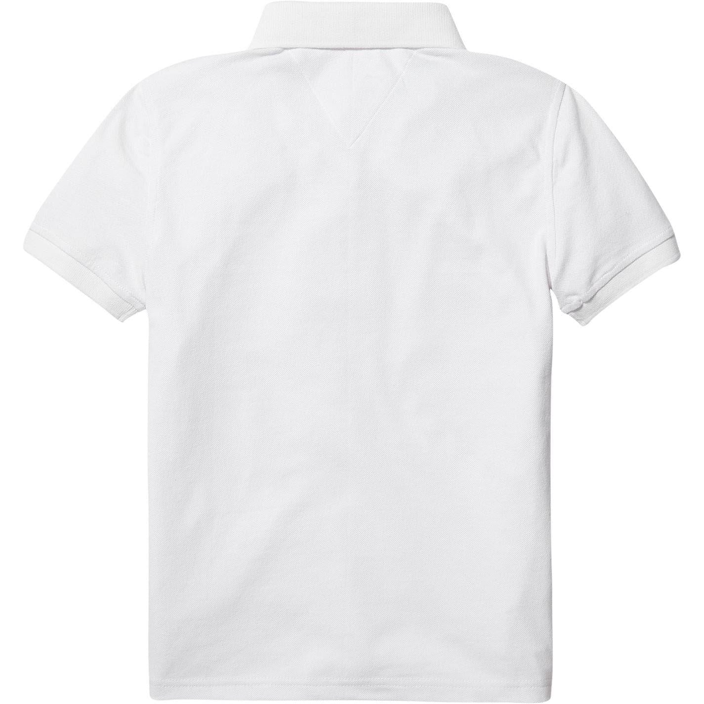White - Back - Tommy Hilfiger Boys Polo Shirt