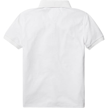 White - Back - Tommy Hilfiger Boys Polo Shirt