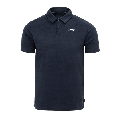 Navy Marl - Front - Slazenger Mens Polo Shirt