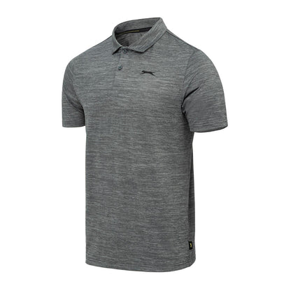 Grey Marl - Side - Slazenger Mens Polo Shirt