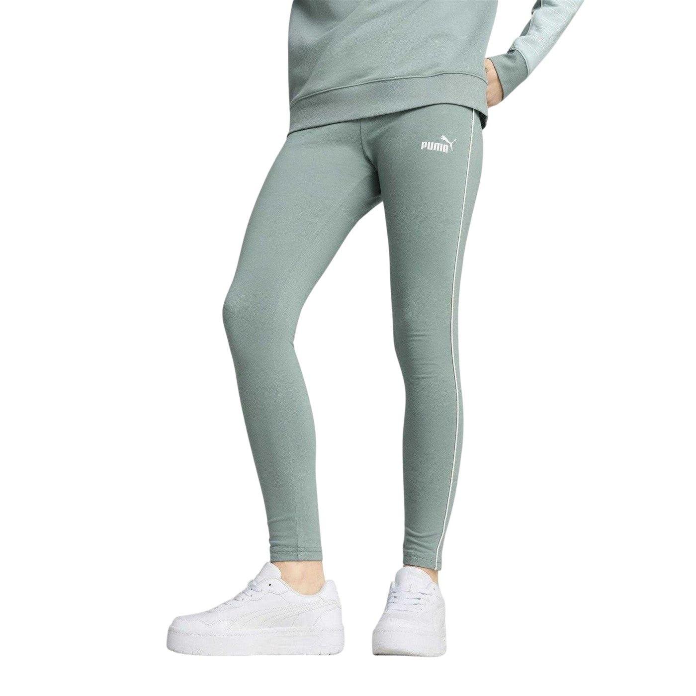 Green-Moon - Lifestyle - Puma Womens-Ladies Casual Leggings