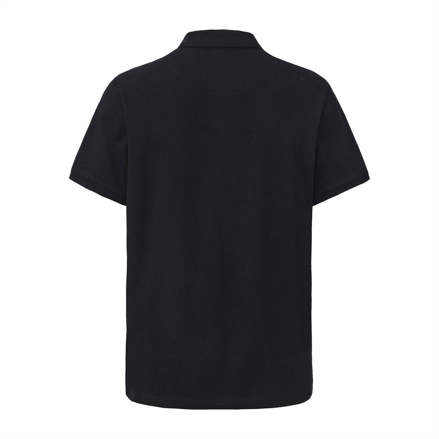Black - Back - Pretty Green Mens Cotton Polo Shirt