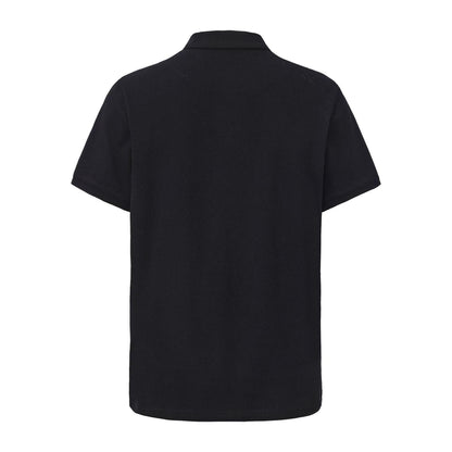 Black - Back - Pretty Green Mens Cotton Polo Shirt