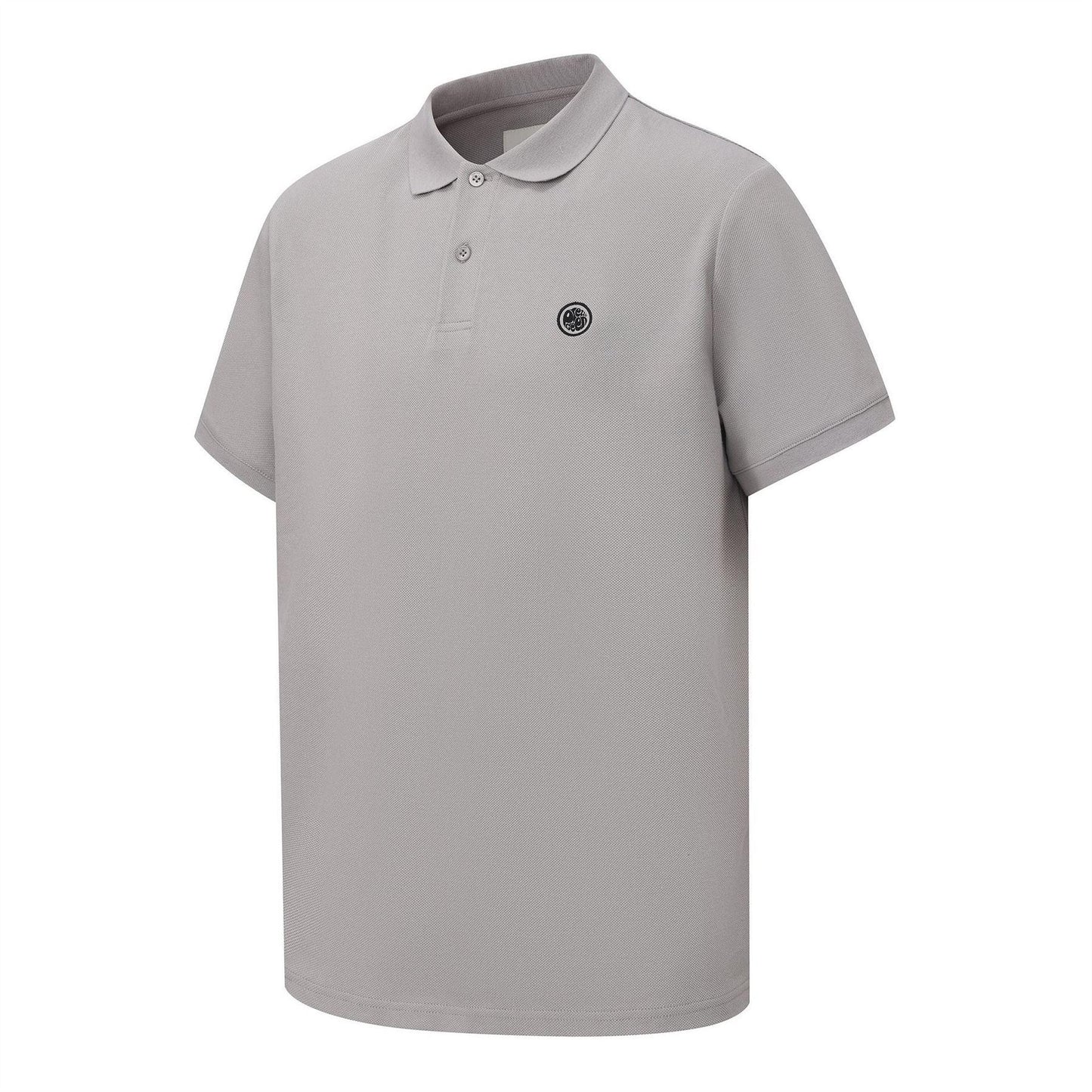 Dark Grey - Side - Pretty Green Mens Cotton Polo Shirt
