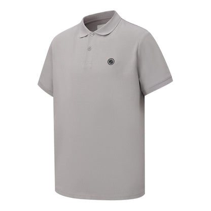 Dark Grey - Side - Pretty Green Mens Cotton Polo Shirt