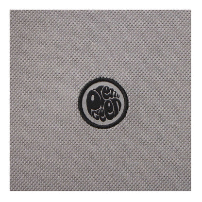 Grey - Front - Pretty Green Mens Cotton Polo Shirt