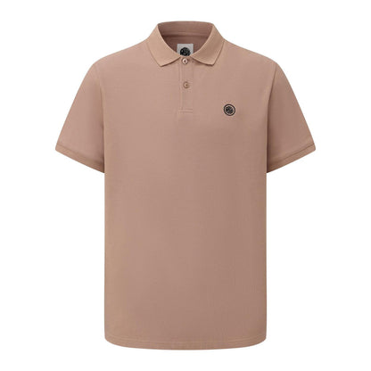 Dark Beige - Front - Pretty Green Mens Cotton Polo Shirt