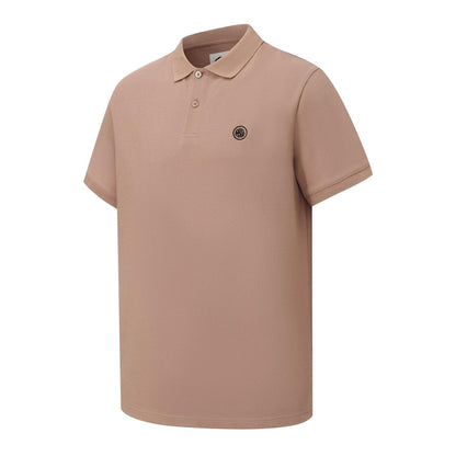 Dark Beige - Side - Pretty Green Mens Cotton Polo Shirt