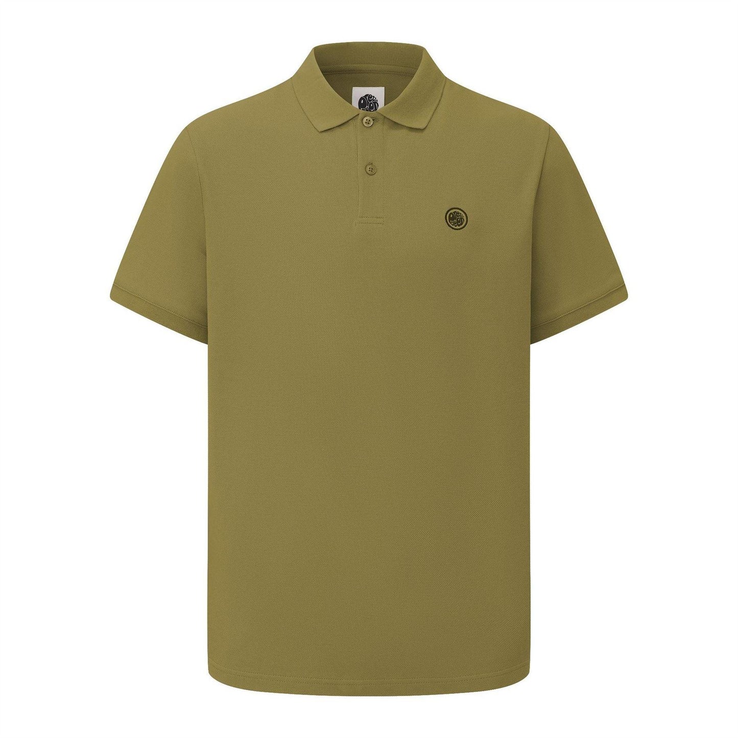 Khaki Green - Front - Pretty Green Mens Cotton Polo Shirt