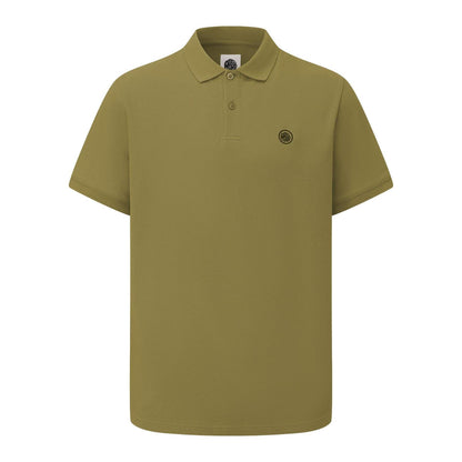 Khaki Green - Front - Pretty Green Mens Cotton Polo Shirt