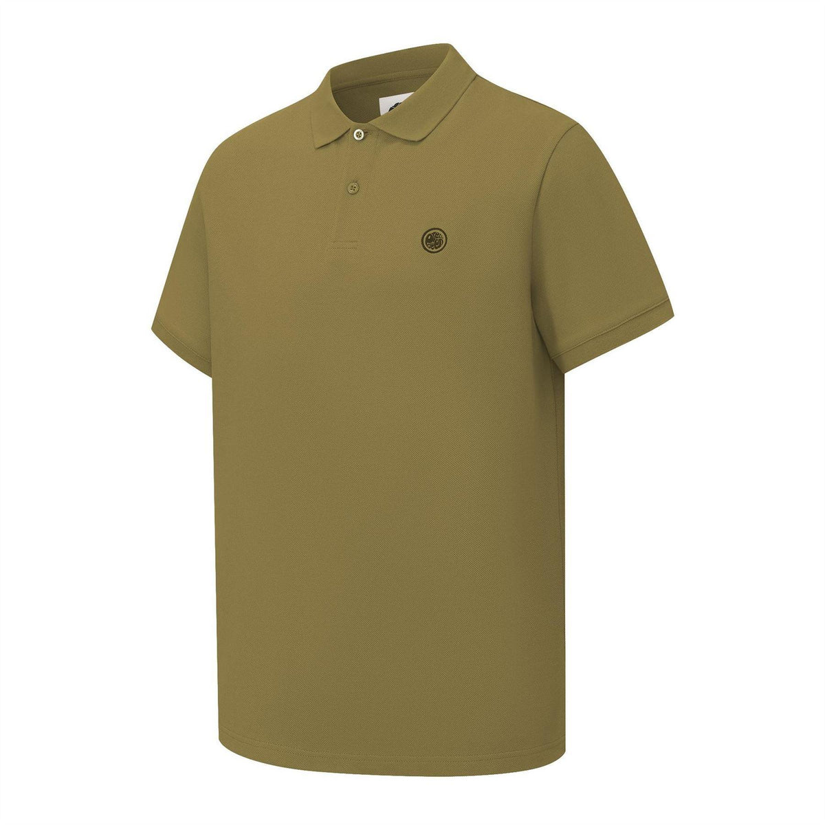 Khaki Green - Side - Pretty Green Mens Cotton Polo Shirt