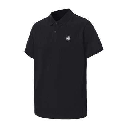 Black - Side - Pretty Green Mens Cotton Polo Shirt