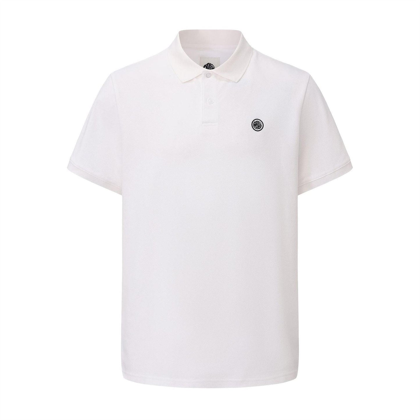 White - Front - Pretty Green Mens Cotton Polo Shirt