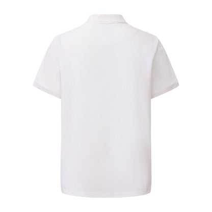 White - Back - Pretty Green Mens Cotton Polo Shirt