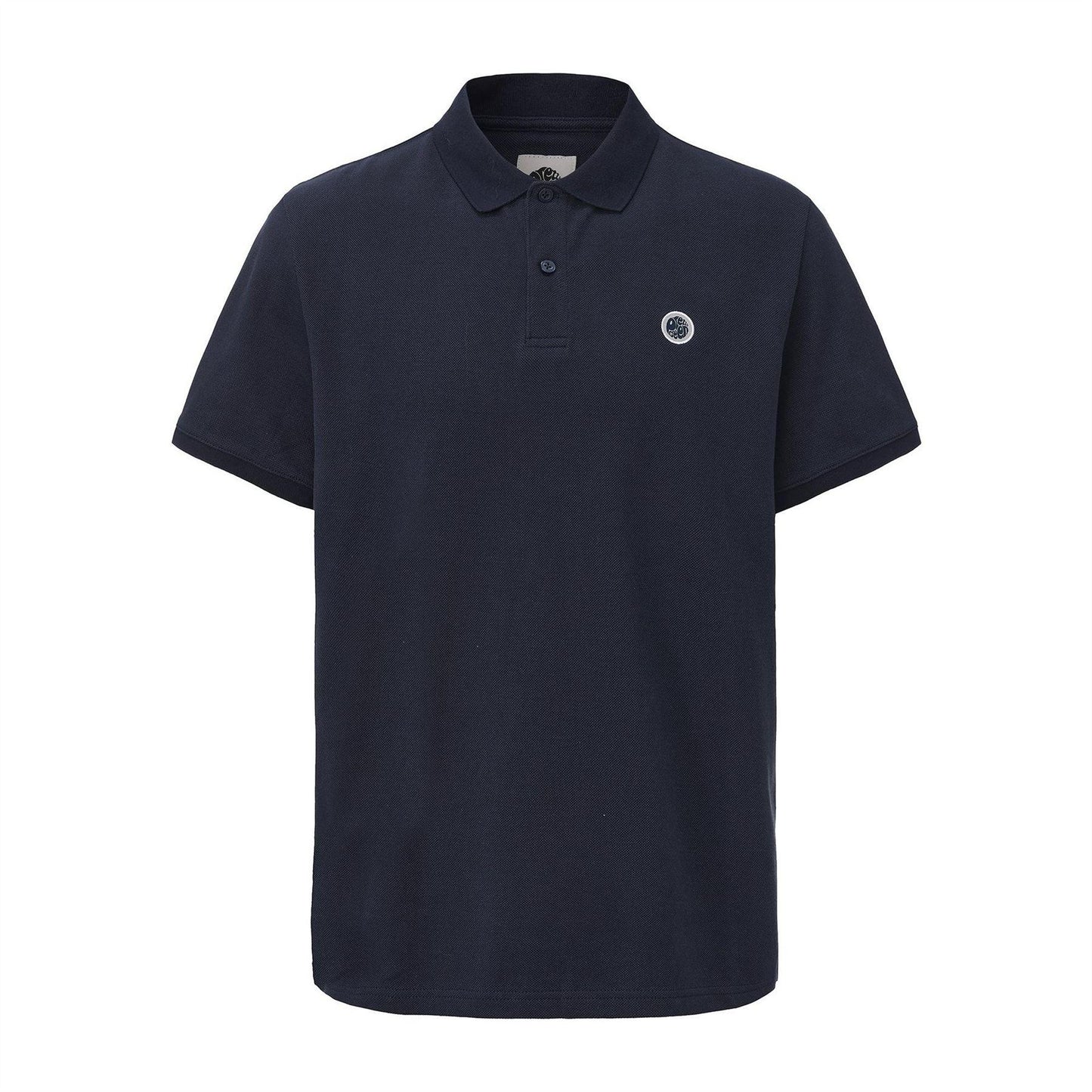 Navy - Front - Pretty Green Mens Cotton Polo Shirt