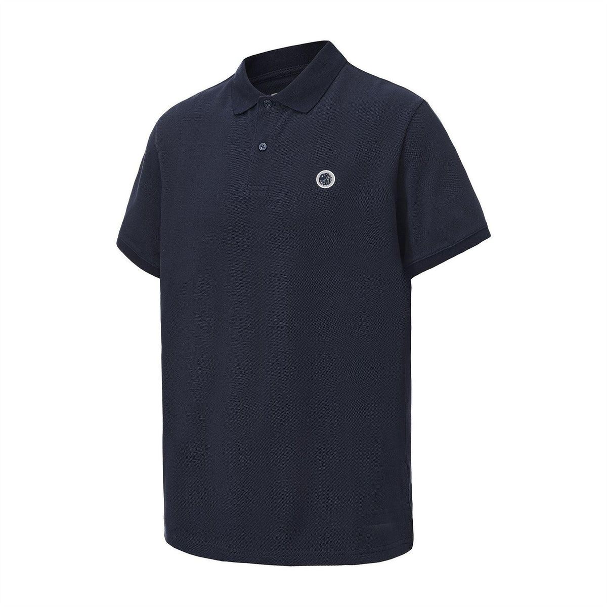 Navy - Side - Pretty Green Mens Cotton Polo Shirt