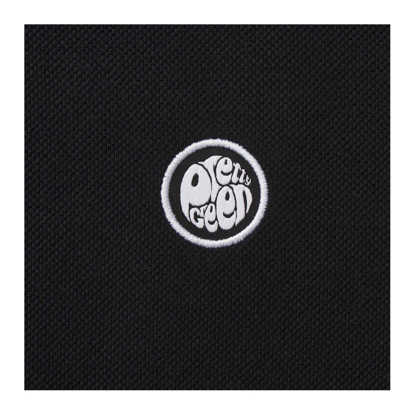 Black - Lifestyle - Pretty Green Mens Cotton Polo Shirt