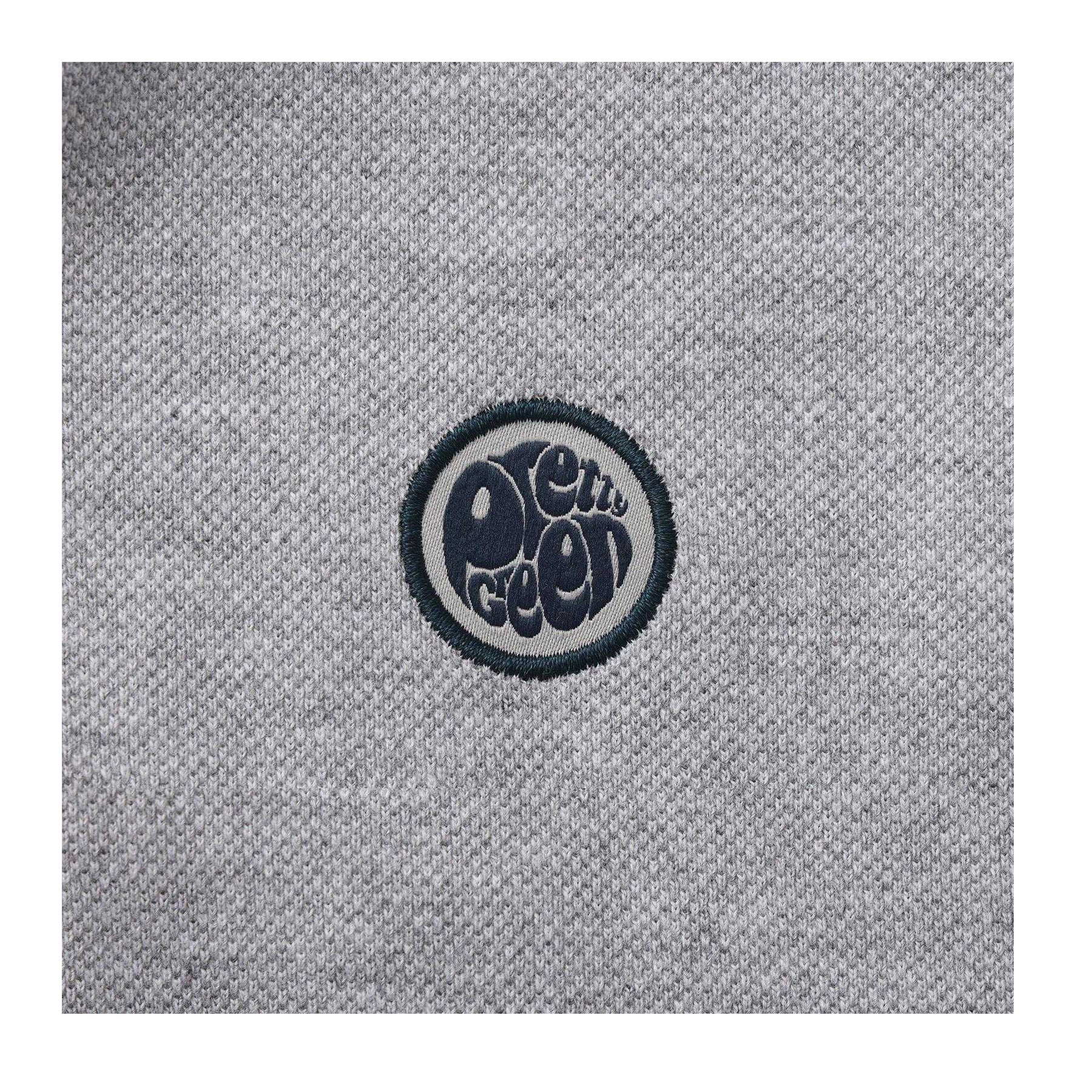 Grey - Pack Shot - Pretty Green Mens Cotton Polo Shirt