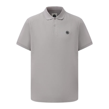 Dark Grey - Front - Pretty Green Mens Cotton Polo Shirt