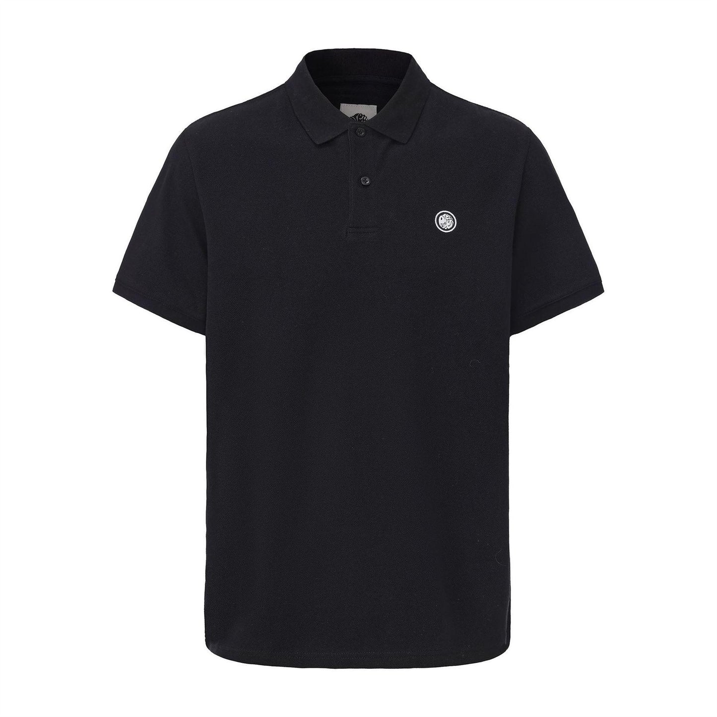 Black - Front - Pretty Green Mens Cotton Polo Shirt