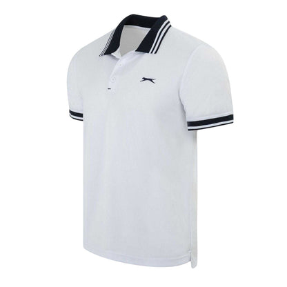 White - Side - Slazenger Mens Polo Shirt