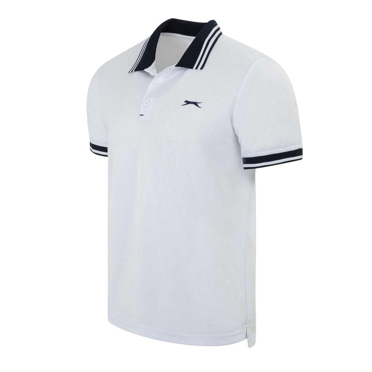 White - Side - Slazenger Mens Polo Shirt