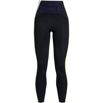 Black - Front - Under Armour Womens-Ladies Run Anywhere Colour Block Leggings
