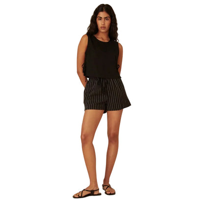 Black - Lifestyle - Nobody´s Child Womens-Ladies Sleeveless Crop Top