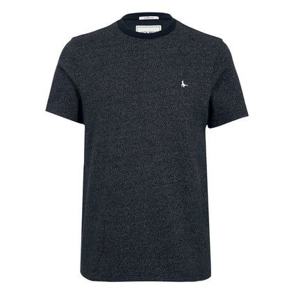 Black-White Marl - Front - Jack Wills Mens Siro T-Shirt