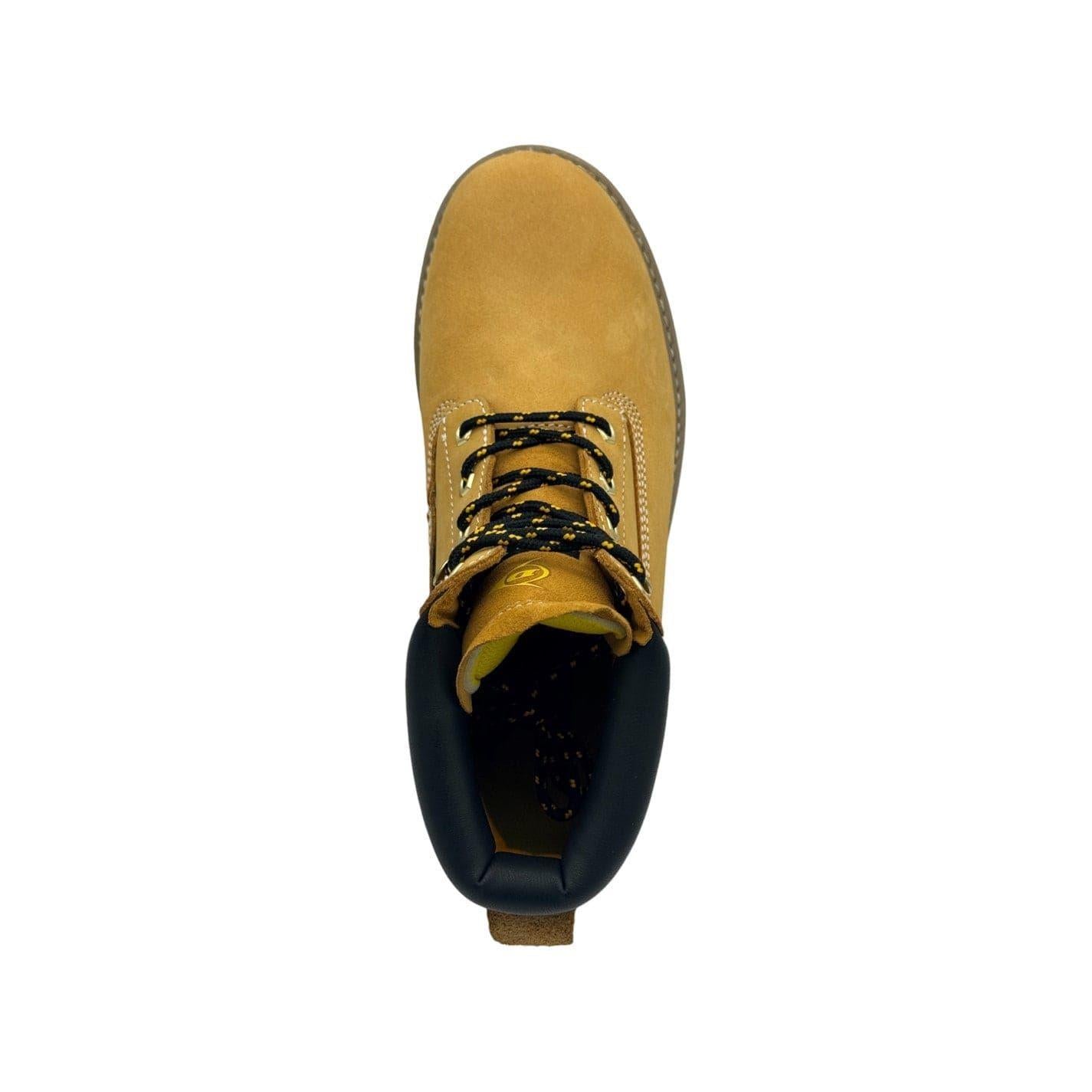 Honey - Side - Dunlop Mens Nevada Leather Steel Toe Cap Safety Boots