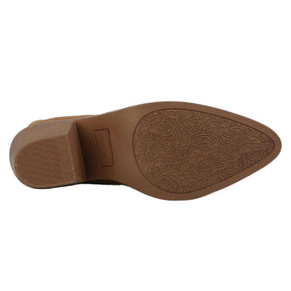 Walnut - Side - Rocket Dog Womens-Ladies Mid Calf Cowboy Boots