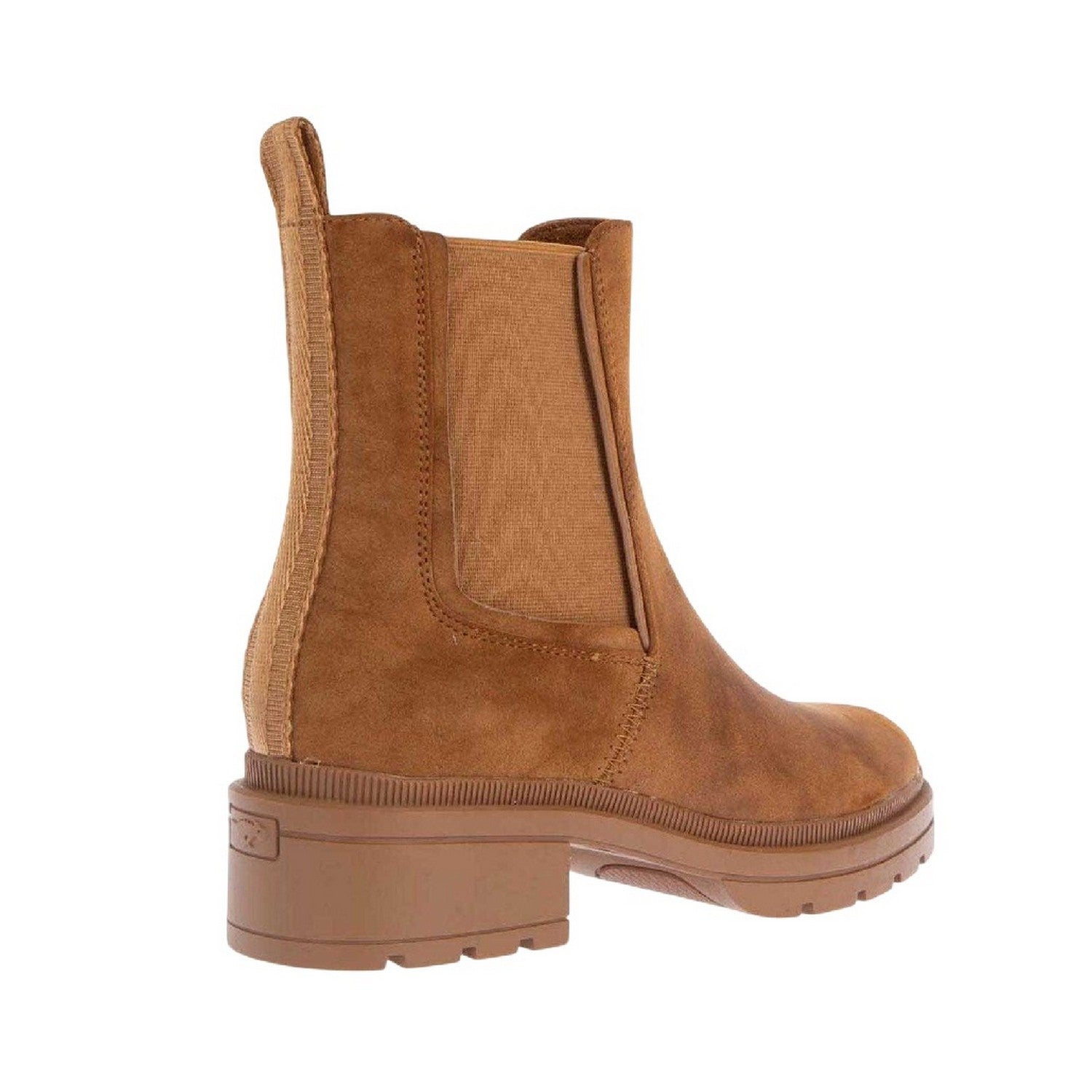 Walnut - Back - Rocket Dog Womens-Ladies Block Heel Chelsea Boots