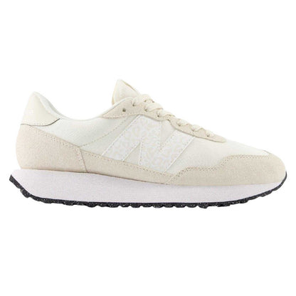 Sea Water - Back - New Balance Womens-Ladies 237 Classic Logo Suede Flat Trainers