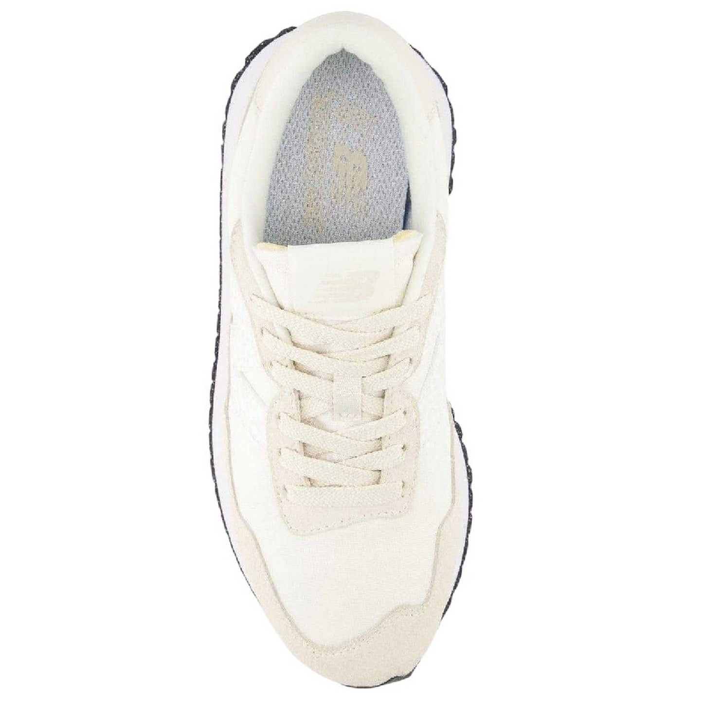 Sea Water - Side - New Balance Womens-Ladies 237 Classic Logo Suede Flat Trainers