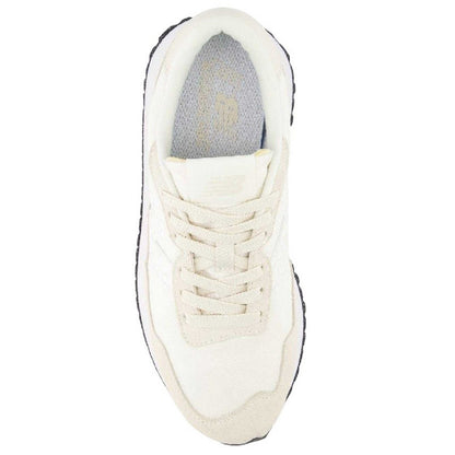 Sea Water - Side - New Balance Womens-Ladies 237 Classic Logo Suede Flat Trainers