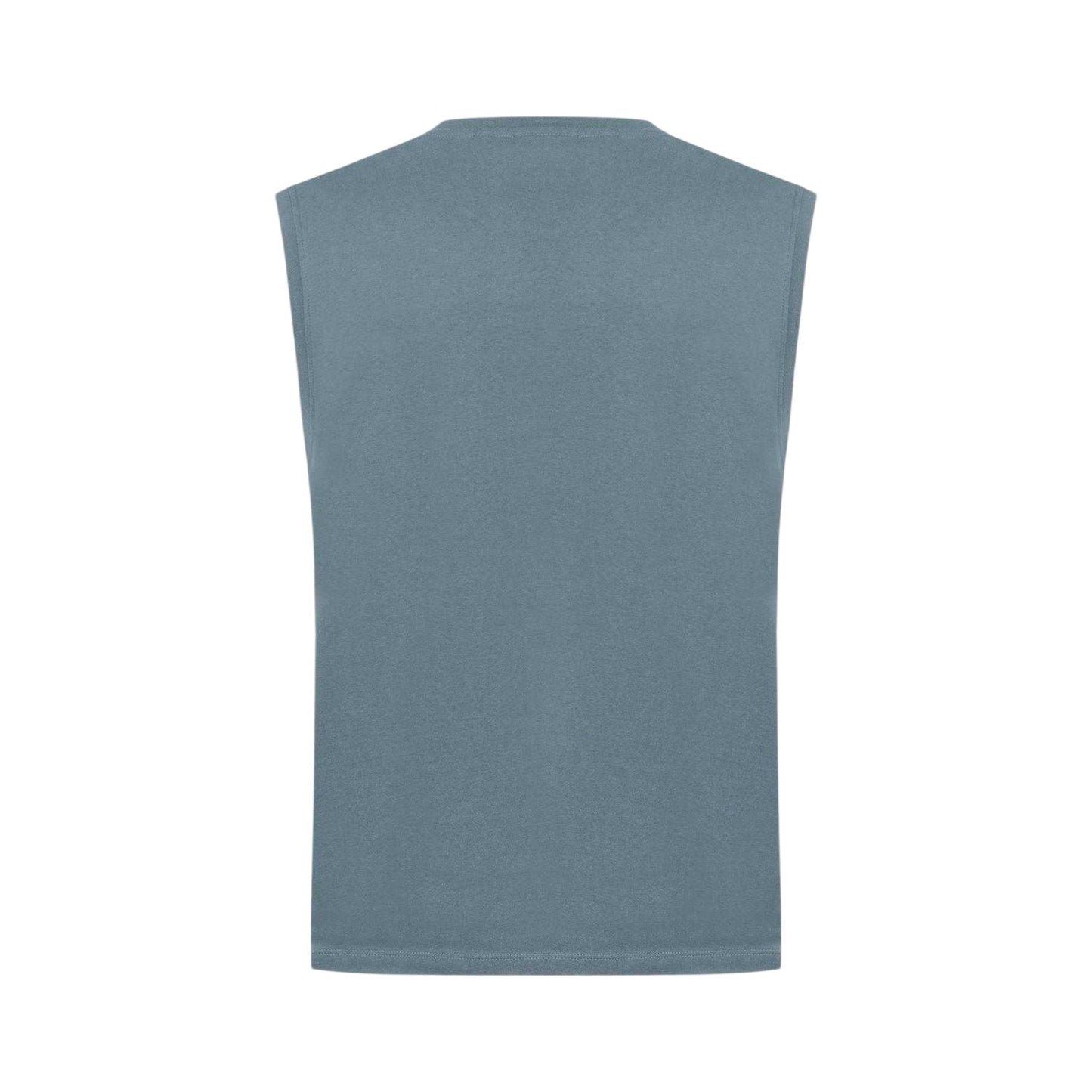 Slate Blue - Back - Slazenger Mens Logo Cotton Vest Top