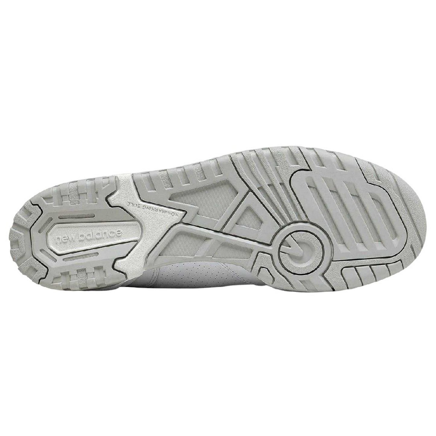 White - Side - New Balance Womens-Ladies 550 Leather Trainers