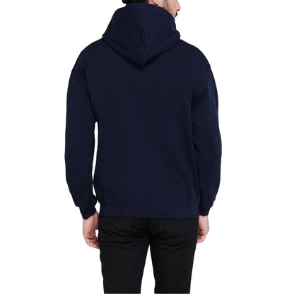 Navy - Back - LA Galaxy Mens Logo Drawstring Hoodie